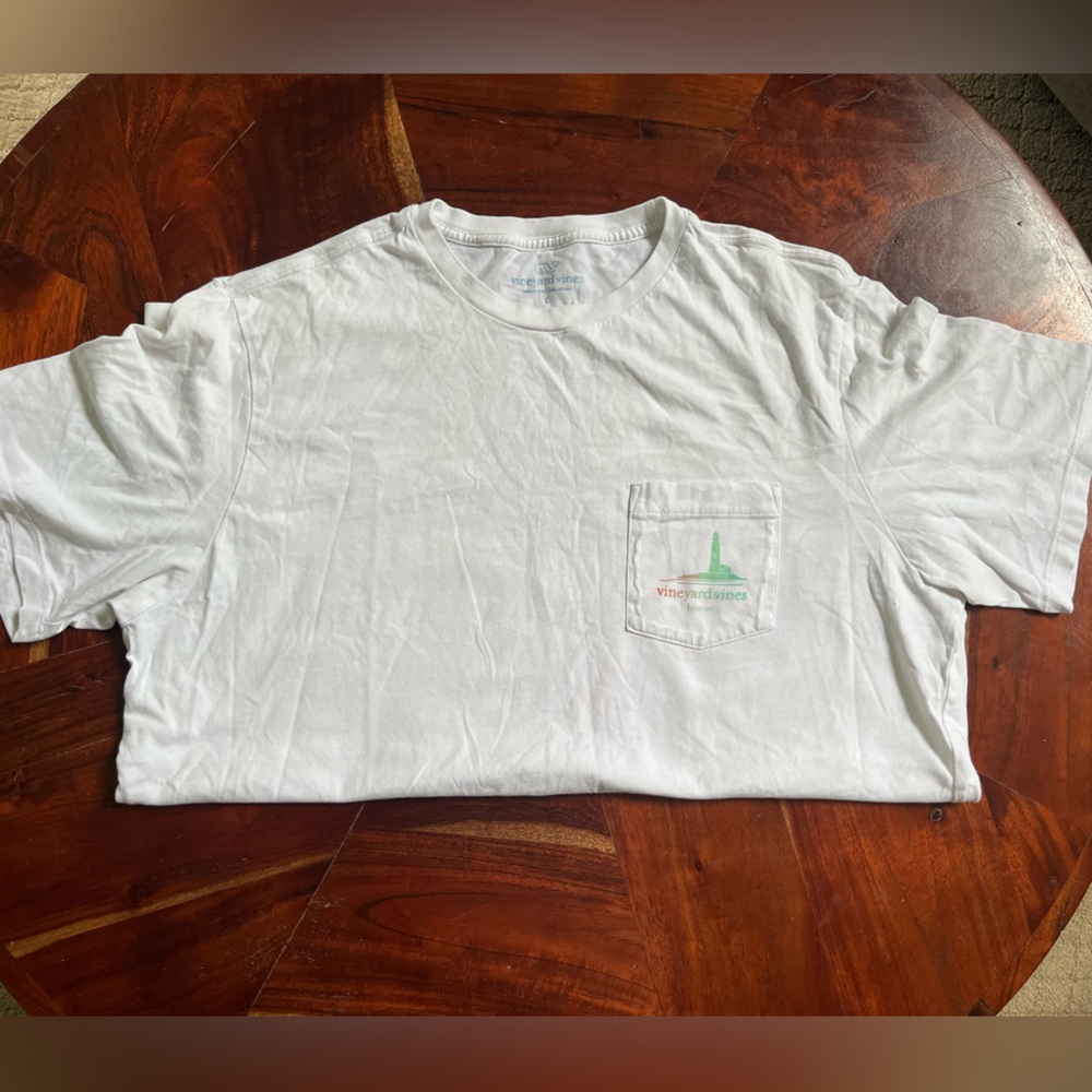 Vineyard Vines White Short Sleeve Tee